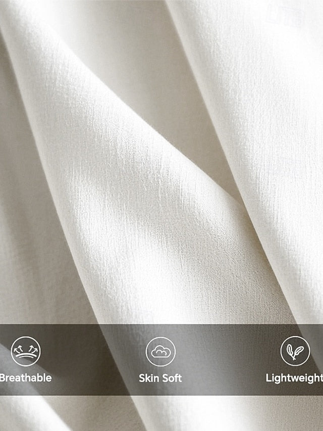 Women's Blue White Navy Blue Summer Spring Midi Dress Faux