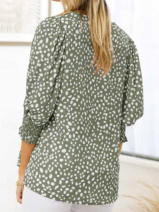 Women's T Shirt Tee Top Print Floral Casual Half Sleeve