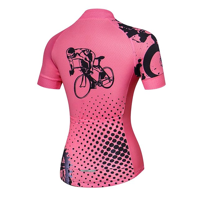 Women's Cycling Jersey Geometric Patterned Novelty Short