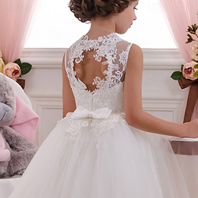 Girl Dress Girls' Kid's Flower Princess