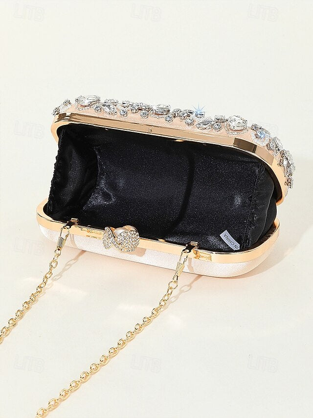 Crystal-Embellished Bag Clutch Women's