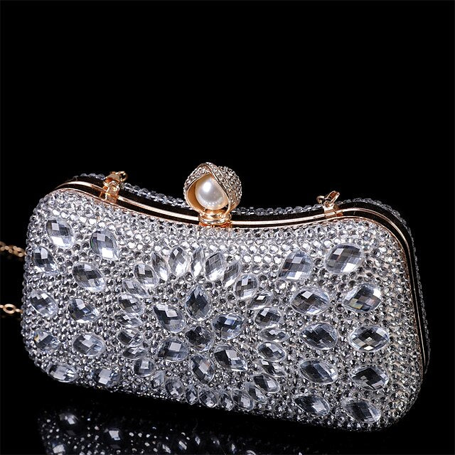 Clutch Crystal Luxury Women's – Evening Multicolor