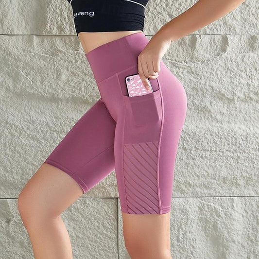 Women's Shorts Leggings Streetwear Casual Knee Length High