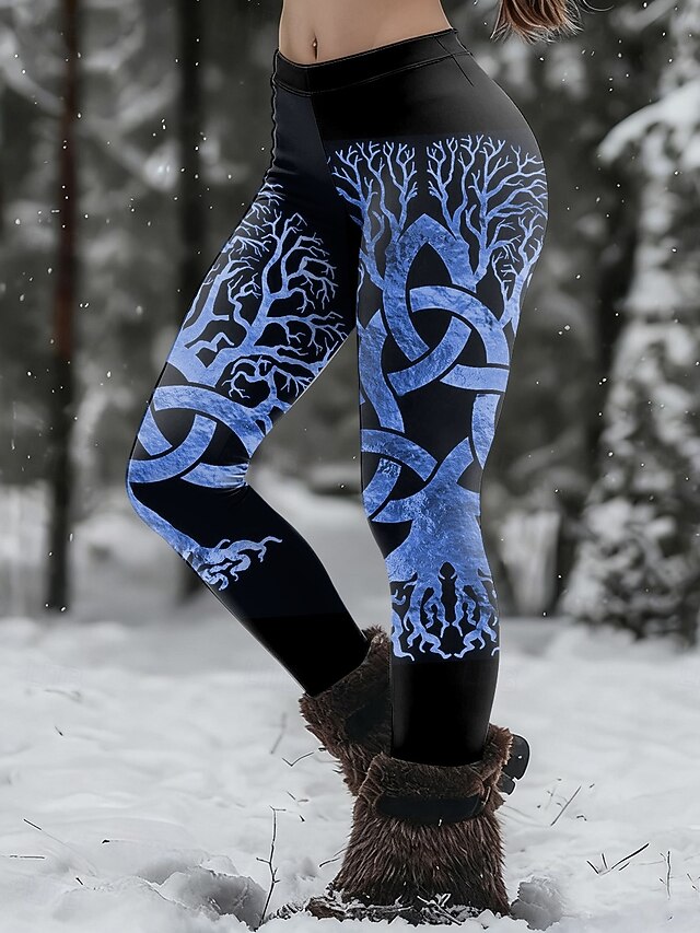 Women's Leggings Loungewear Vintage Ethnic Style Casual