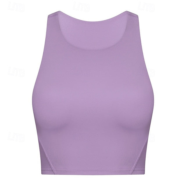 Women's Racerback  Bra Sports Tank Top Padded Sleeveless