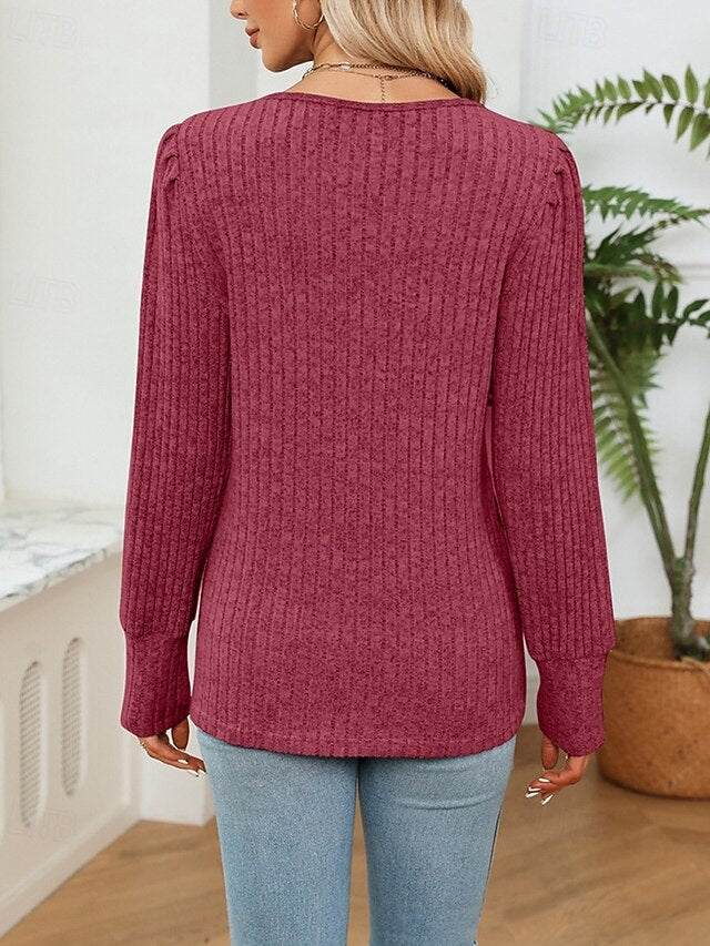 Women's Sweater Pullover Daily Stylish Casual Color Block