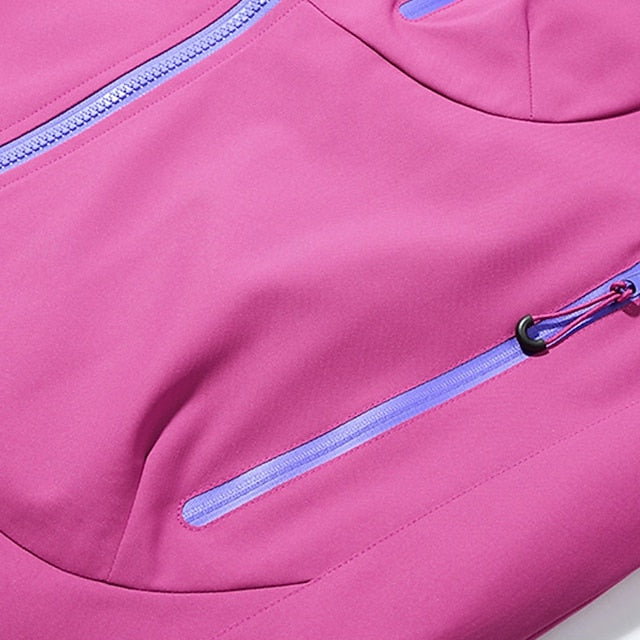 Women's Hooded Jacket Full Zip Jacket with Pockets Long