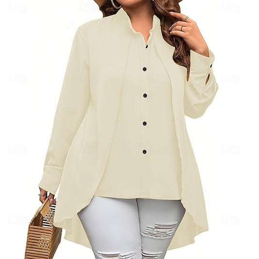 Women's Shirt Casual Shirt Button Up Shirt Blouse Buttons