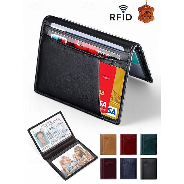 Men's RFID Wallet Blocking
