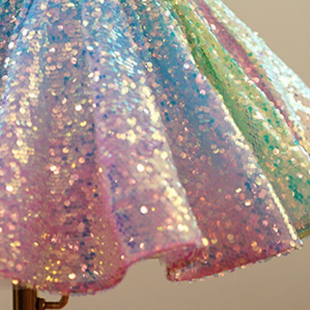 Short Summer Dress Girls' 3D Spring Wedding colour Sleeve