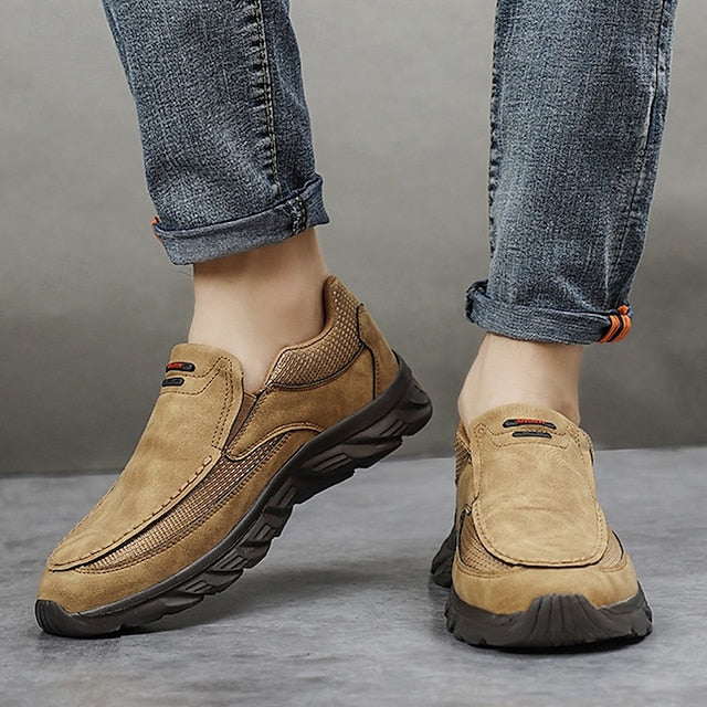 Suede Men's – Lightweight Slip-On Loafers