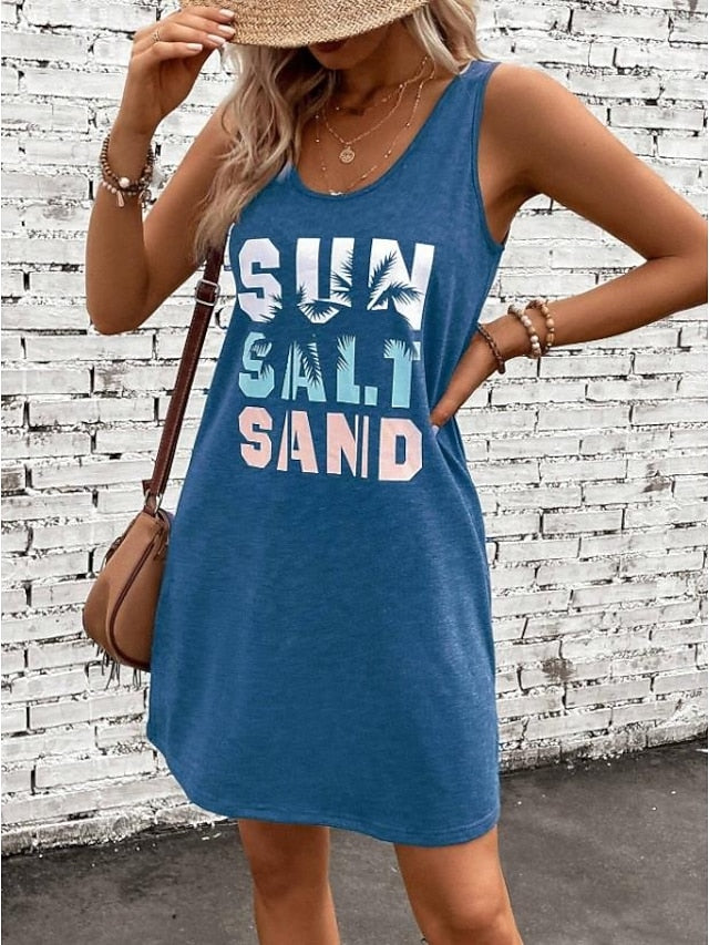 Women's Mini Dress Summer Dress Vacation Casual Beach Daily