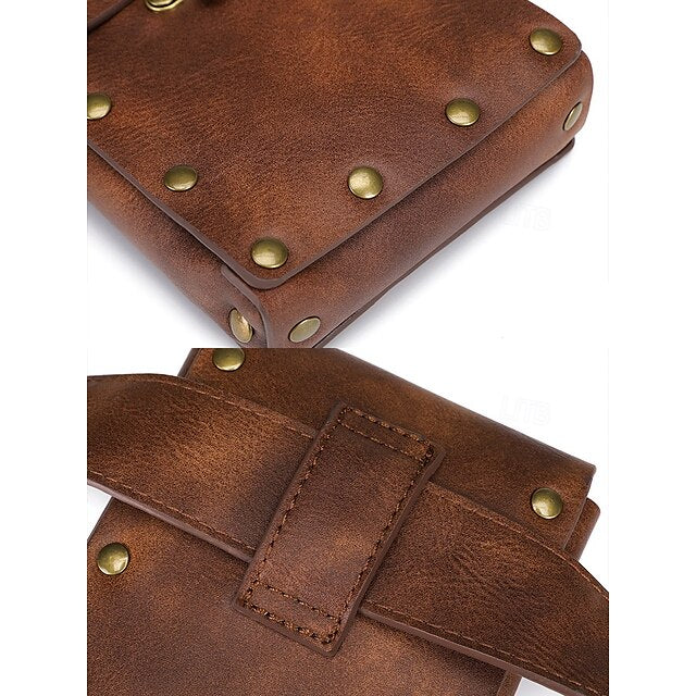 Waist Leather Women's Faux with Bohemian Western Bag