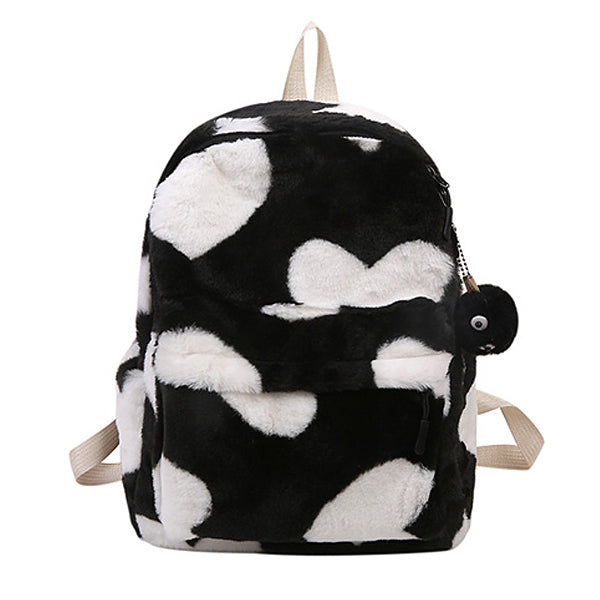 Heart Fuzzy Backpack