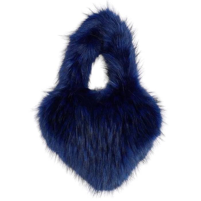 Heart Fuzzy Handbag