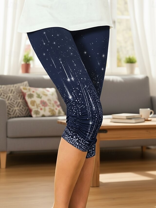 Women's Leggings Vacation Fashion Streetwear Calf-Length