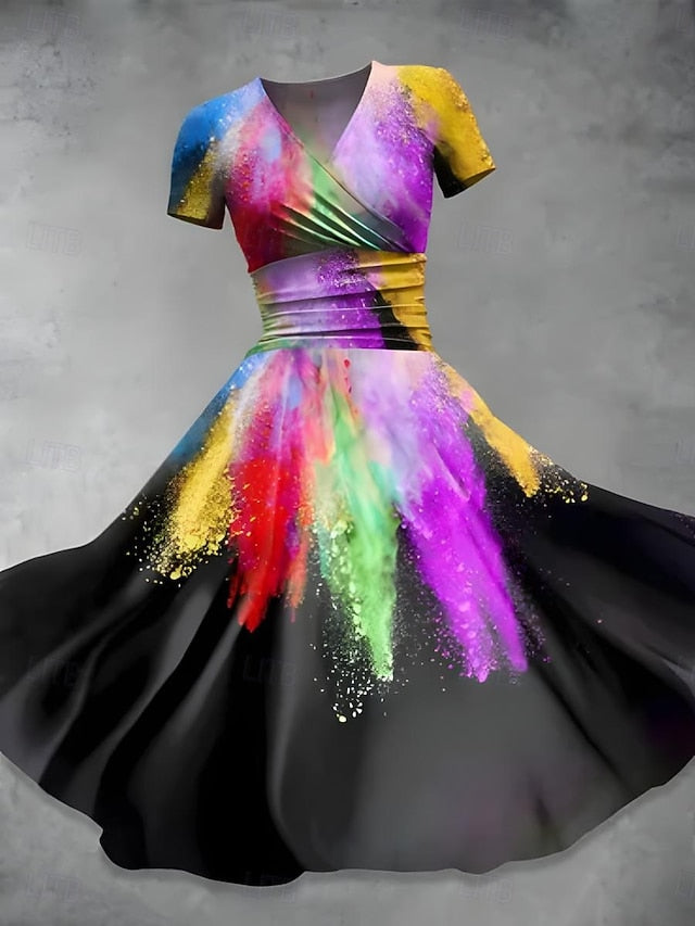 Women's Midi Dress A Line Dress Summer Dress Fit And Flare