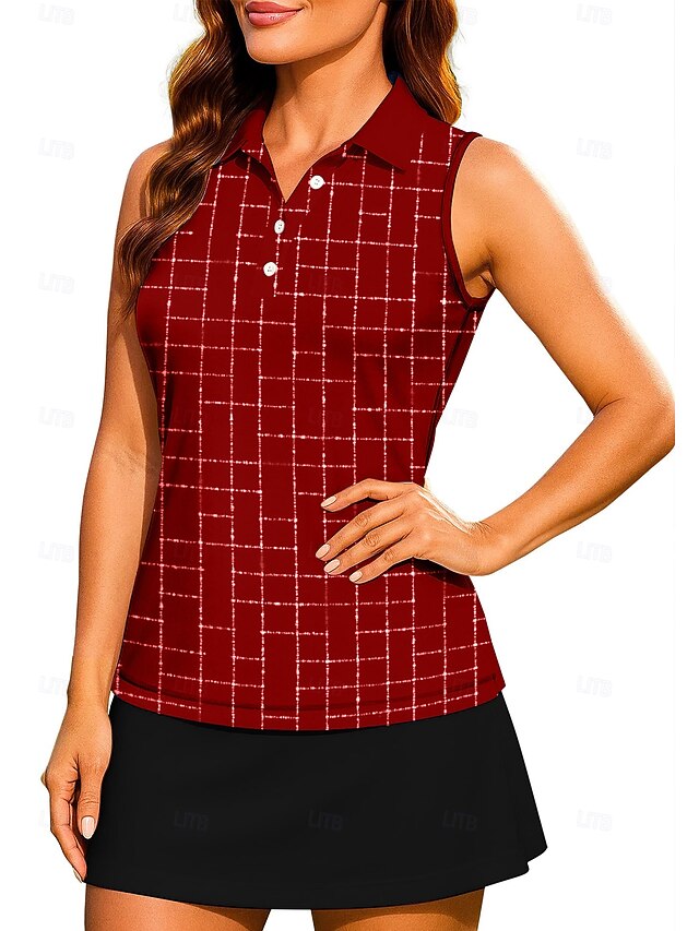 Women's Geometric Color Block Plaid Checkered Plaid / Check