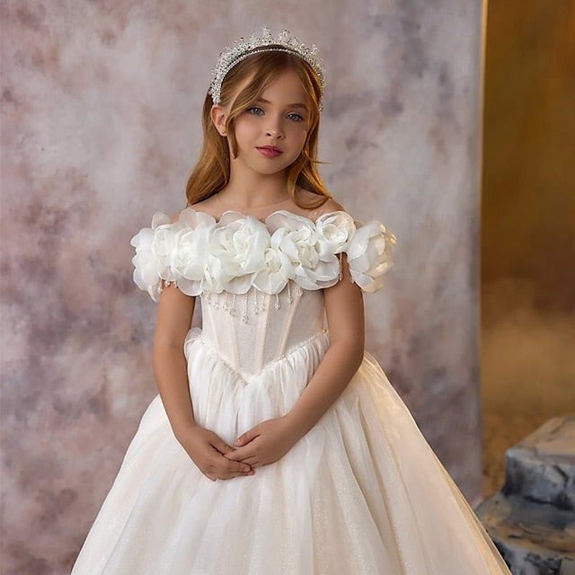 First Girls' Dress Girl Formal Communion Flower