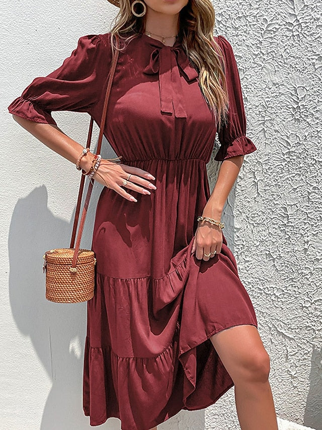 Women's Long Dress Maxi Dress Maxi Dress A Line Dress Basic