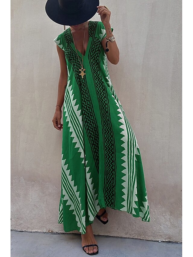 Women's Midi Dress Cocktail Dress Floral Dress Boho Dress