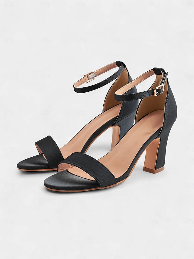 Toe High Ankle Blue - Heel Open Sandals Strap Women's Light