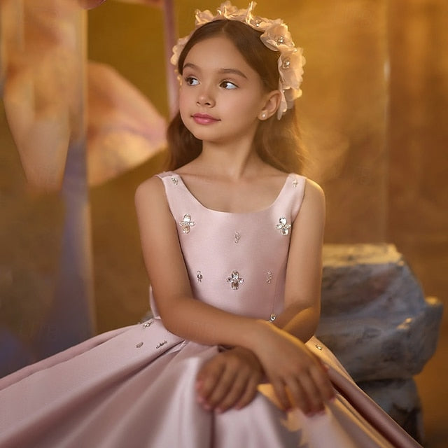 Party Girl Communion Girls' First Dress Kids Flower