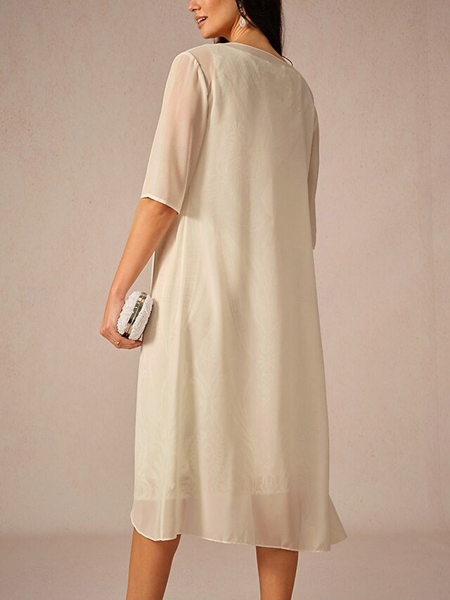 Women's Chiffon Tops Solid Color Elegant Stylish Half