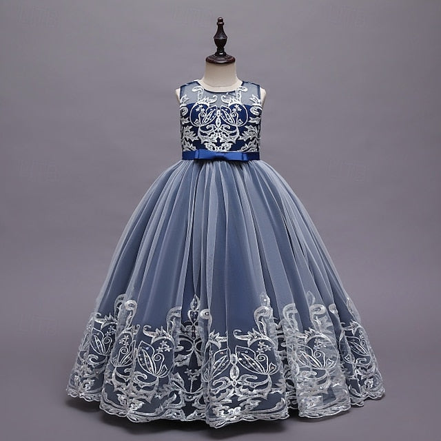 Girls' Princess Flower Dress Kid's Girl