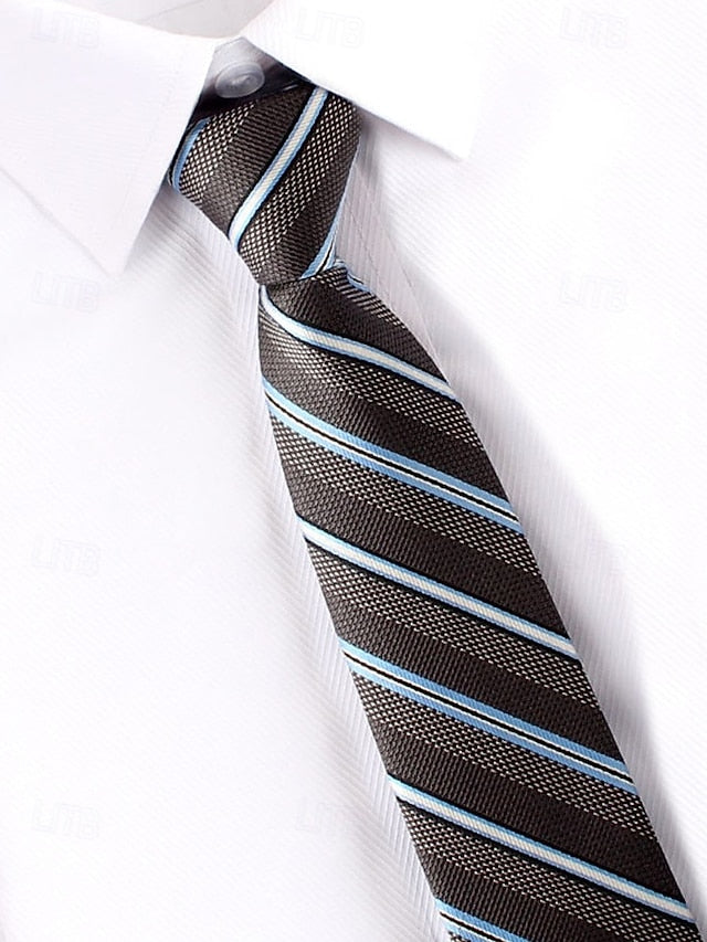 Pre-Tied Stripes Classic Zip - Men's Ties and Narrow