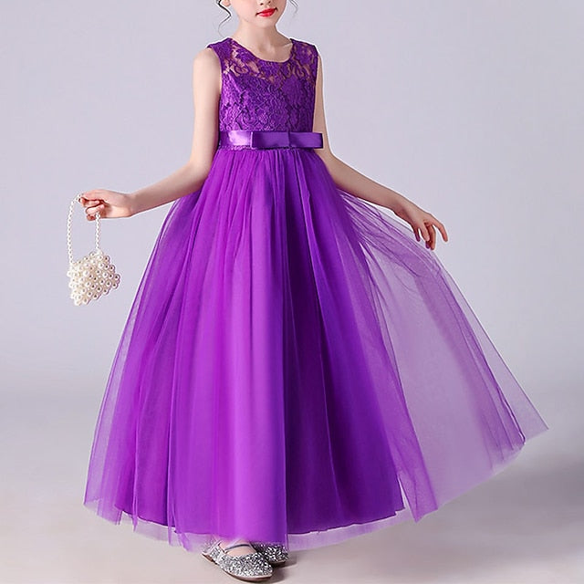 Evening Dress Flower Girls' Girl Gown Party