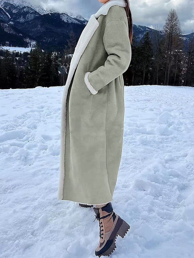 Breathable Jacket Teddy Women's Coat Fleece Pocket Warm