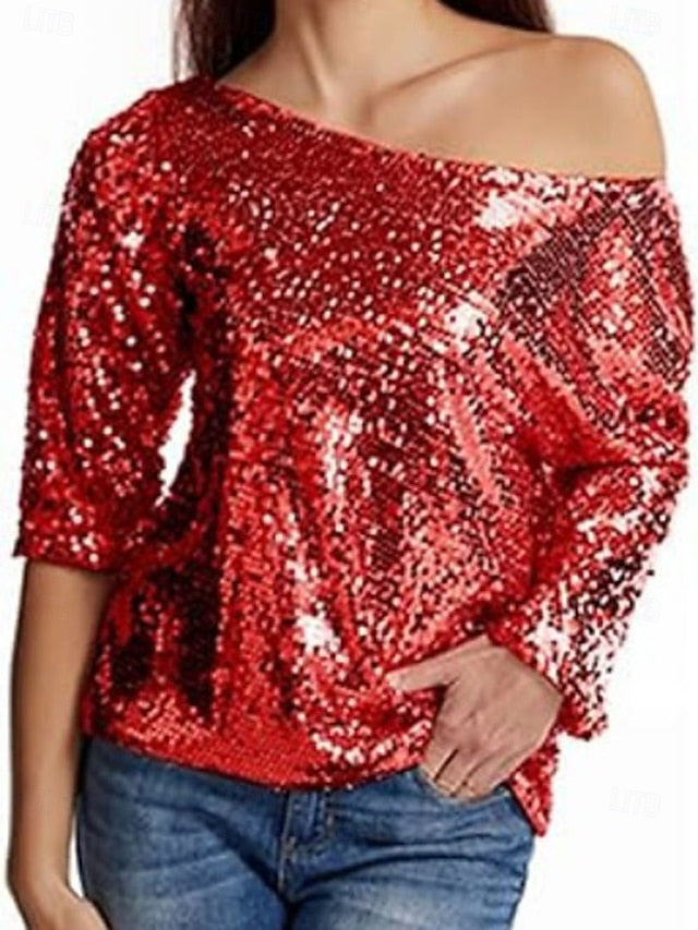 Women's Sequin Sparkly Party Glitter Sequins Sparkly