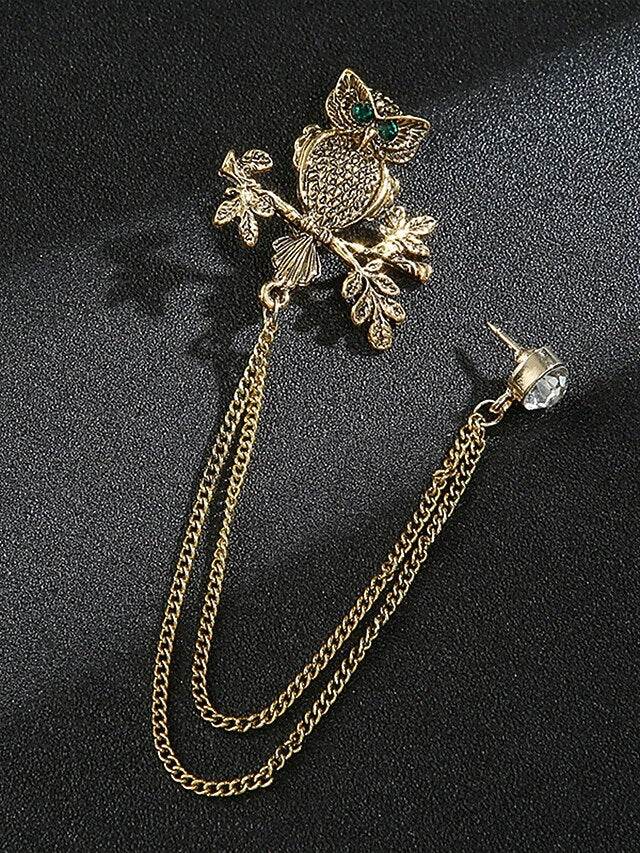 Lapel with Brooch Christmas Men's Pin Deer