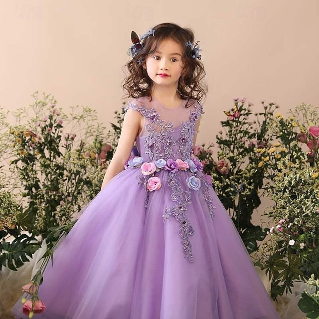 Dress Princess Flower Girls' Girl Kid's