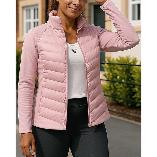 Women's Puffer Jacket outdoor coat Full Zip Long Sleeve Top