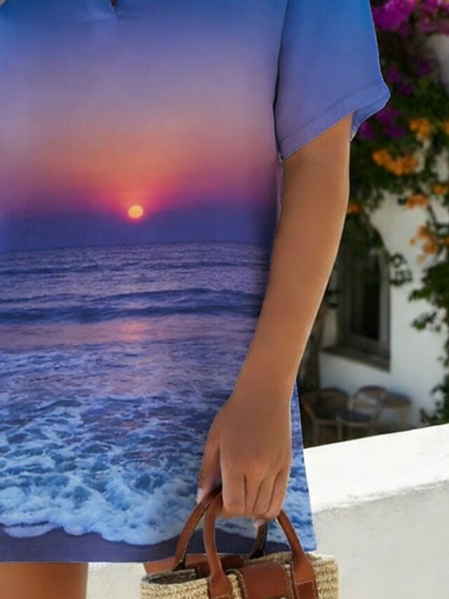 Women's Shirt Casual Shirt Beach Shirt Blouse Print Graphic