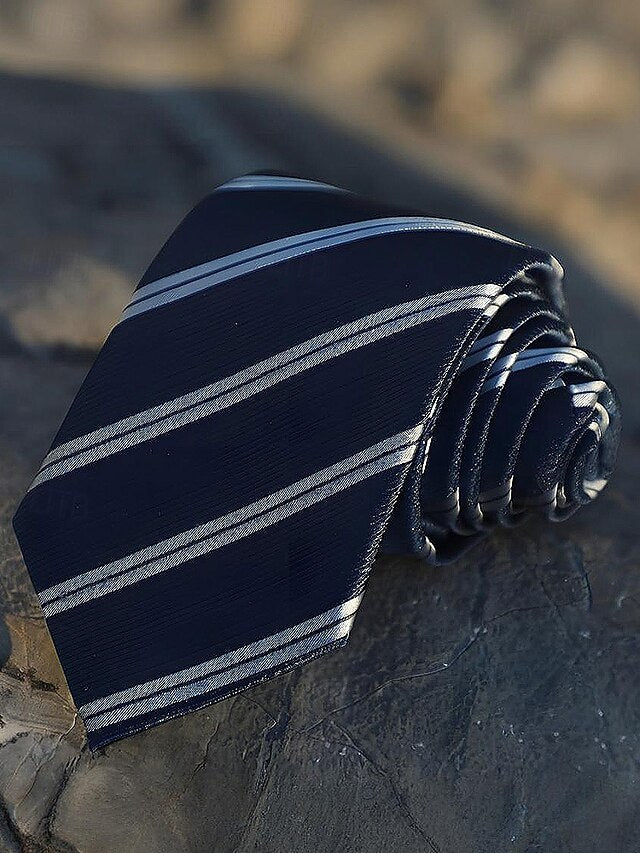 Classic Paisley and Men's Striped Necktie Silk Tie