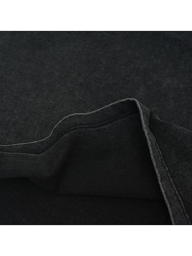 Women's Oversized T Shirt 100% Cotton Vintage Washed Tops
