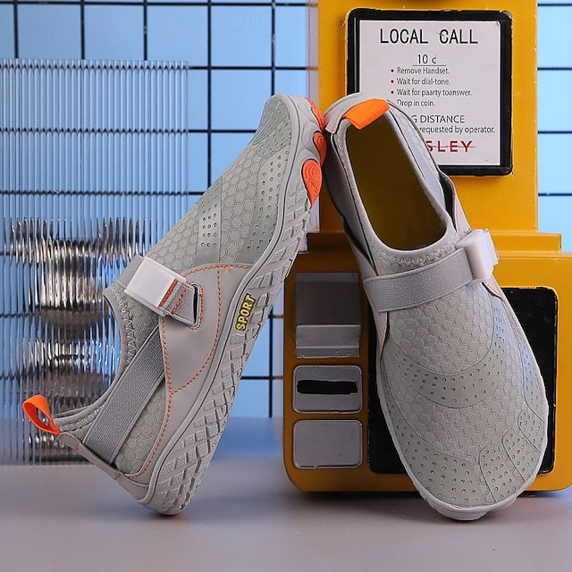 Men's Woven Trendy – Knit Nylon Sneakers Multicolor