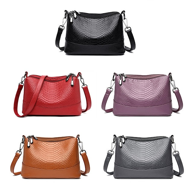 Shoulder Leather Bag Hobo Crossbody Women's PU