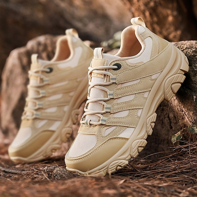 Sneakers Beige - Hiking Men's Outdoor Lightweight