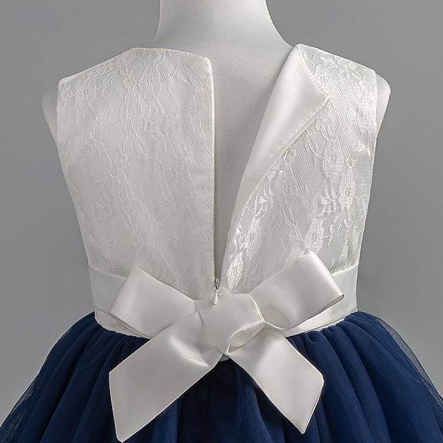 Sleeveless Party Special Floral Dress Kids Girls' Wedding