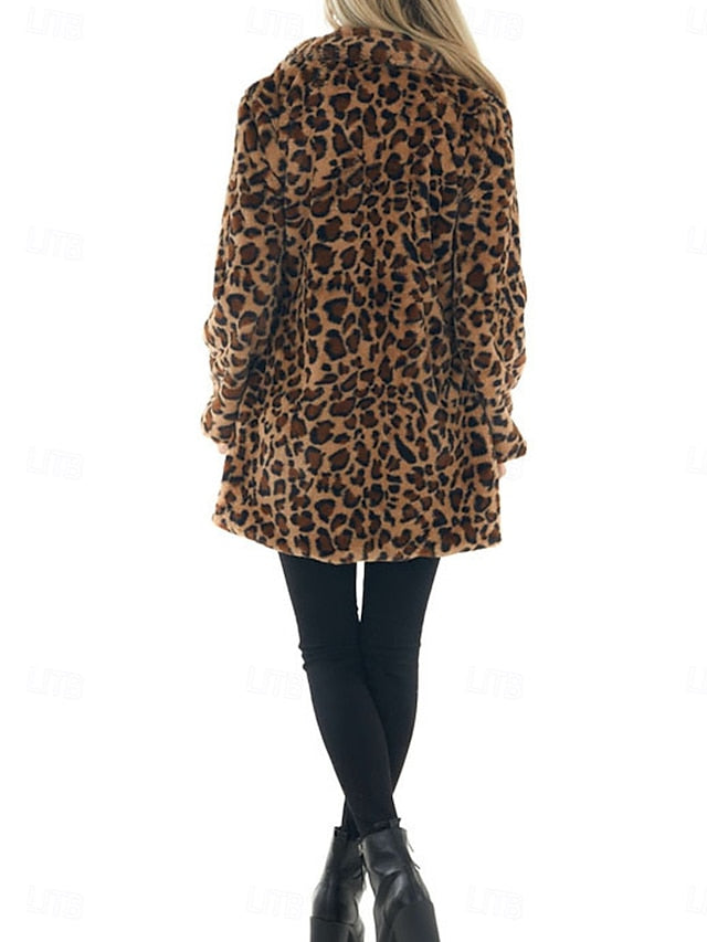 Women's Patchwork Warm Pockets Breathable with Winter Coat