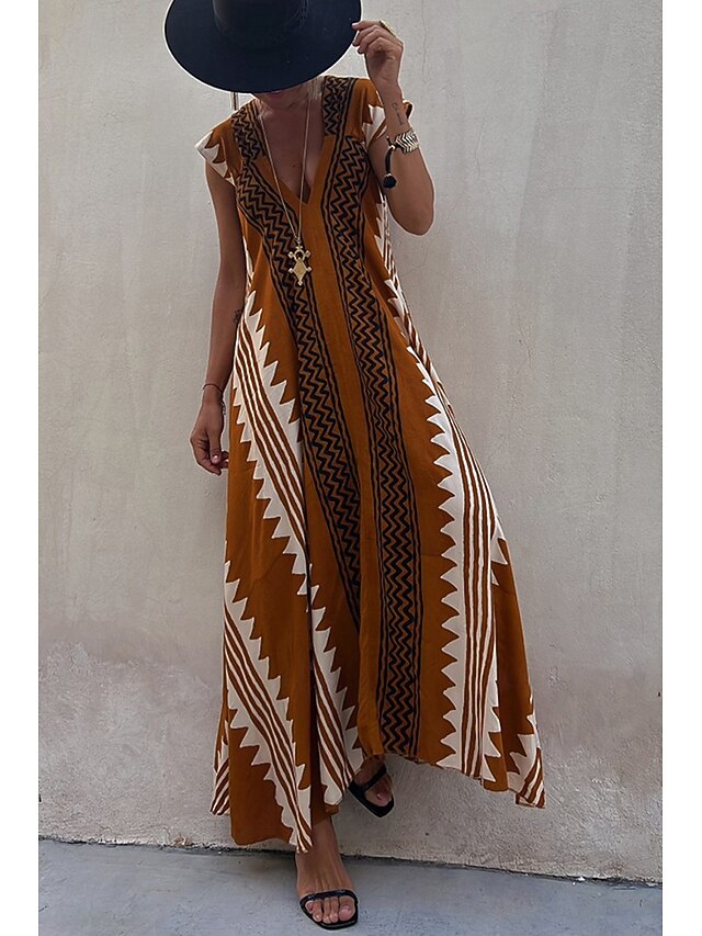 Women's Midi Dress Cocktail Dress Floral Dress Boho Dress