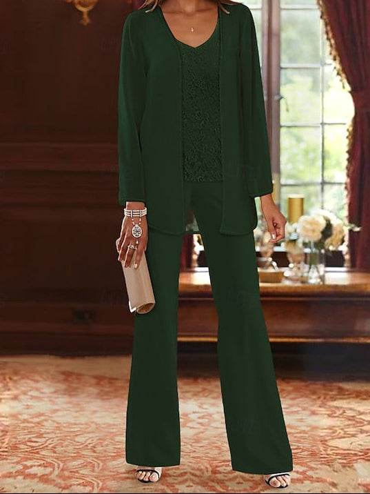 Formal Bride the Pantsuit Wedding Piece of Beach 3 Mother