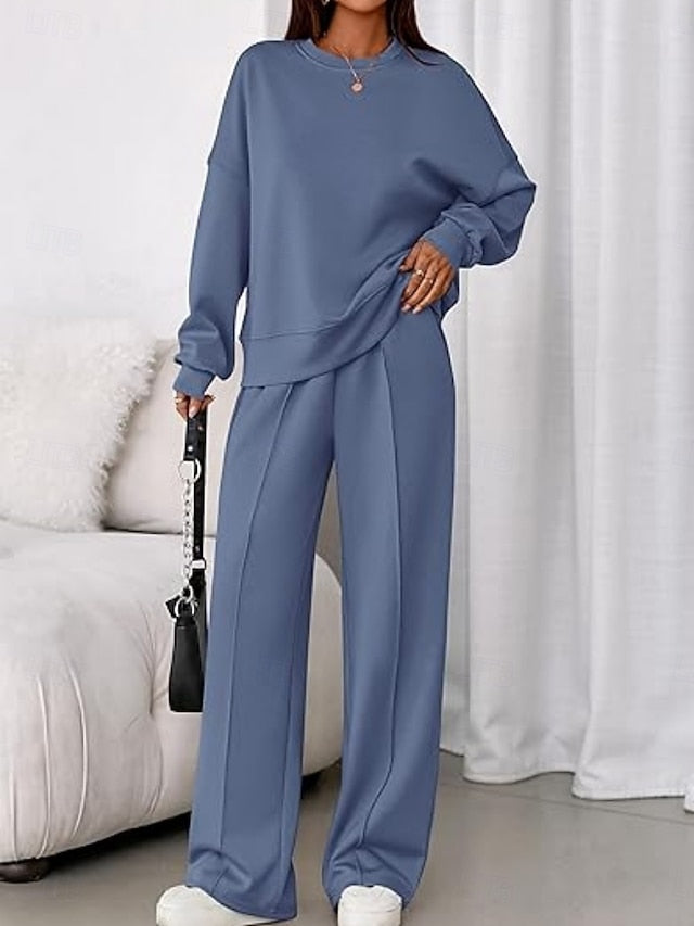 Women's Two Piece Sets Pants Sets Bolero Top Long Sleeve
