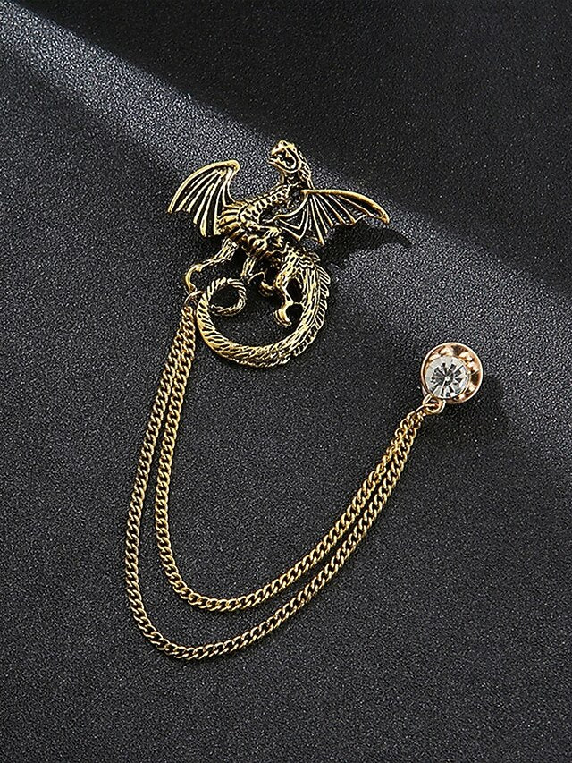 Lapel with Brooch Christmas Men's Pin Deer