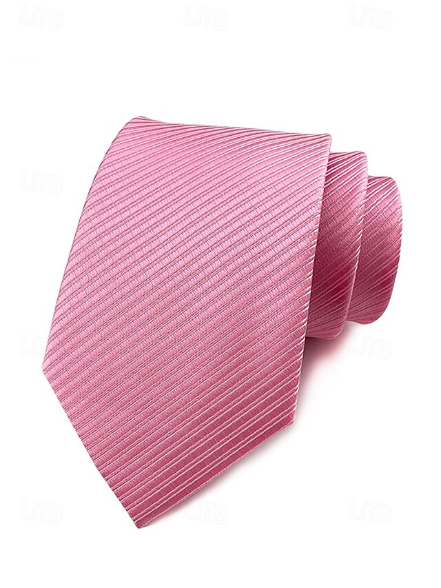 Men's striped tie satin