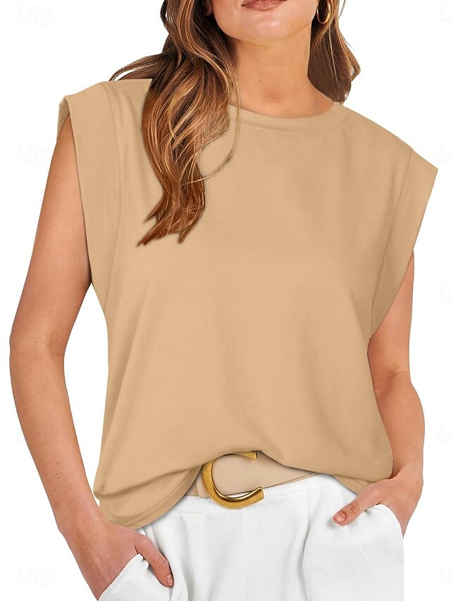 Women's Tank Top Plain Fashion Stylish Classic Sleeveless